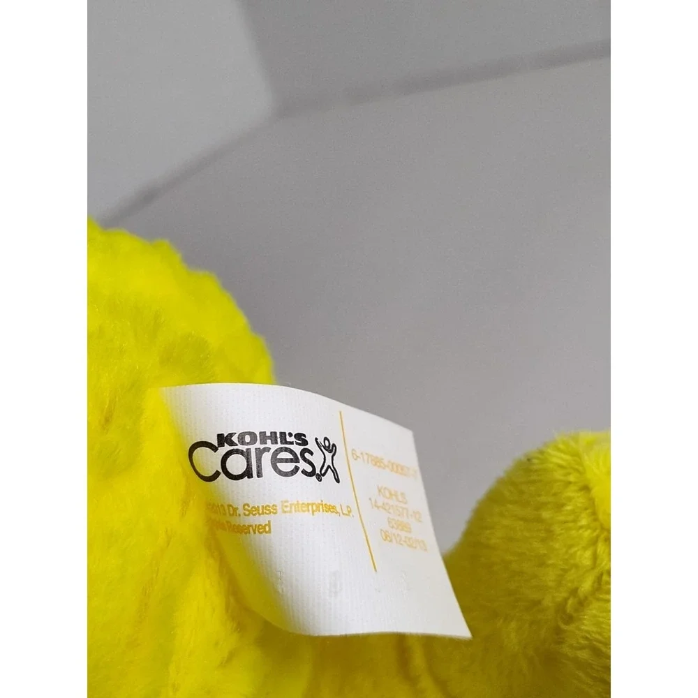 New Kohls Cares Dr. Suess Snoozapalooza Sneetch Plush Lovey Yellow 2012 Kohl's